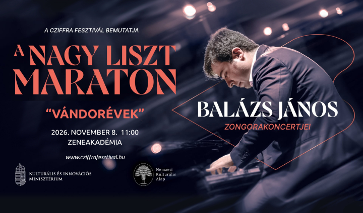 A Nagy Liszt Maraton, Balázs János zongorakoncert, "Vándorévek"